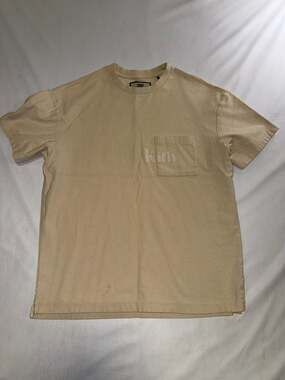 Kith Quinn Cotton Pocket Tee - Sandrift S